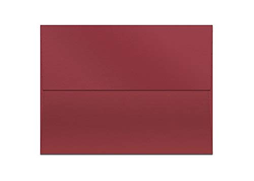 Premium Metallic Red Lacquer A2 Envelopes (250 Pack) - Elegant Wedding Invitations, Business Correspondence & Special Occasion Stationery