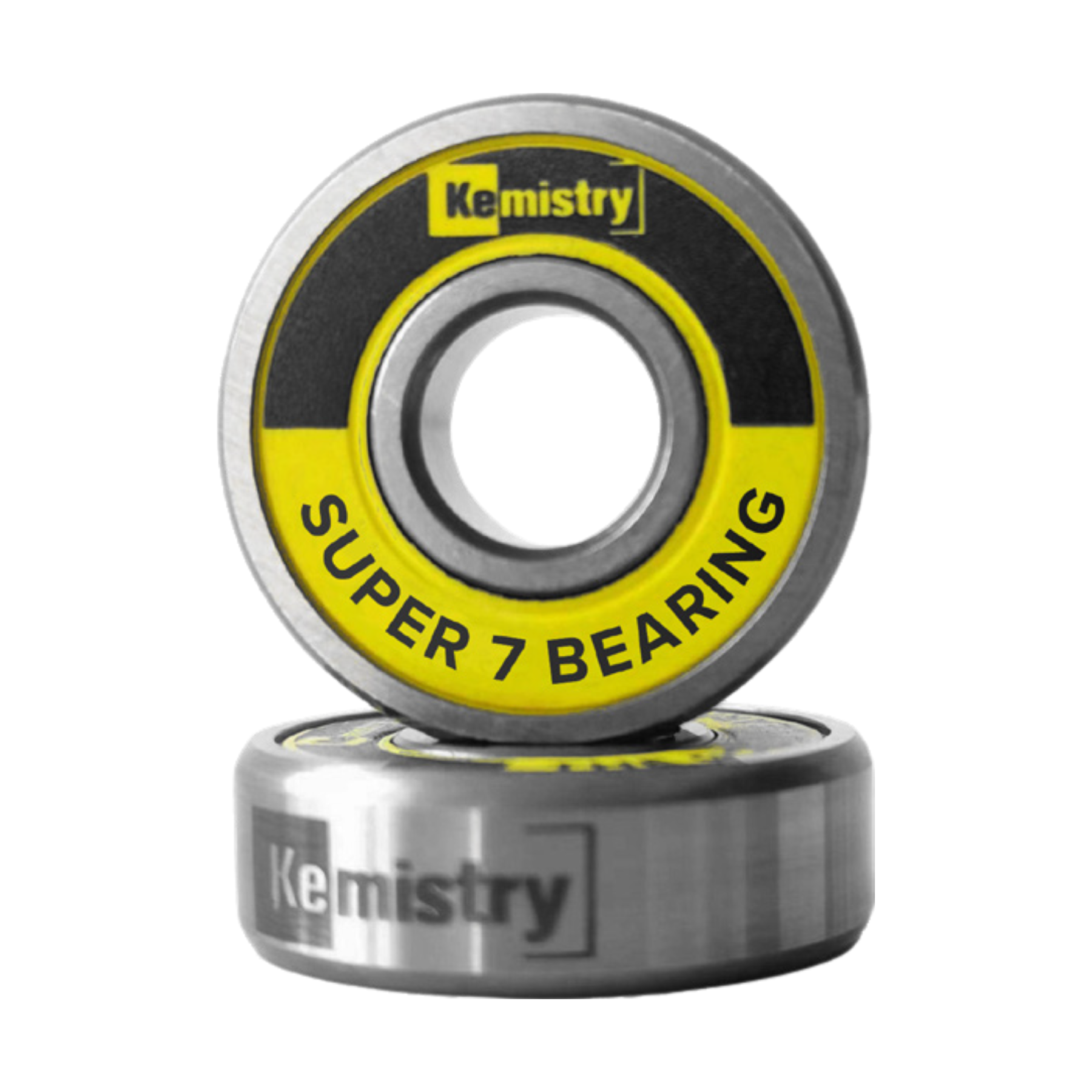 Kemistry Super 7 Bearings - High Performance Skateboard Bearings for Smooth Riding | Perfect for Street Skating, Longboarding & Skatepark Tricks