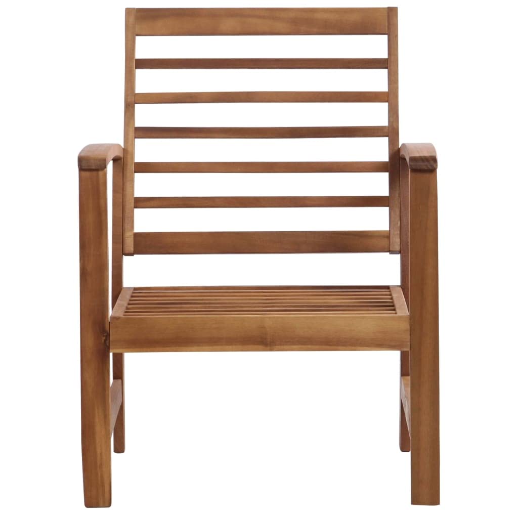 Premium Acacia Wood Outdoor Lounge Set - Rustic Patio Furniture with Table, Bench & 2 Chairs - Durable Garden, Terrace & Backyard Furniture for Relaxing & Entertaining