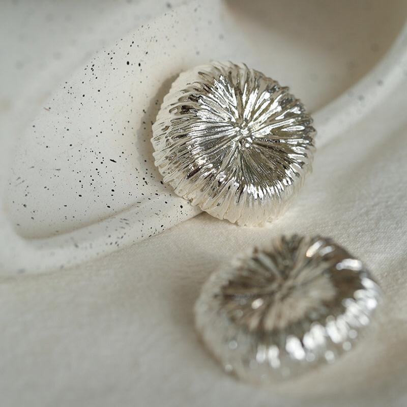 Sparkling Fireworks Series Metallic Earrings for Women - Elegant Party & Evening Wear Jewelry - Perfect for New Year, Wedding & Special Occasions