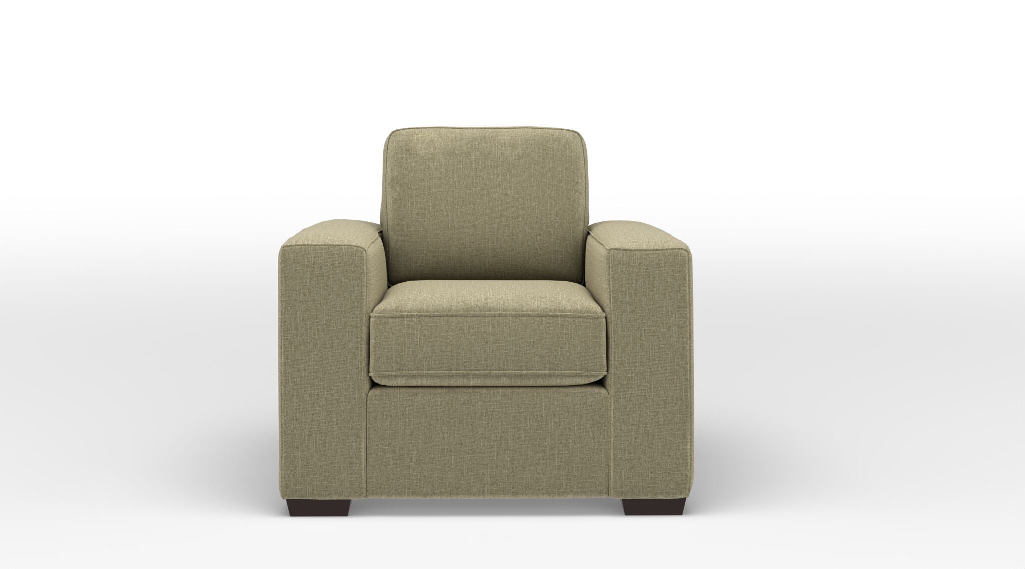 Celeste Chair in Bondi Beige - Modern Accent Chair for Living Room, Bedroom & Office - Comfortable Upholstered Armchair with Mid-Century Design