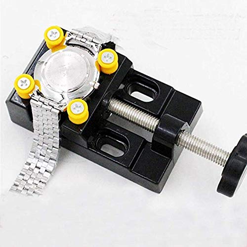 Adjustable Watch Case Opener Tool - Professional Watchmaker Kit with Metal & Plastic Openers - Perfect for Watch Repair, Battery Replacement & Maintenance