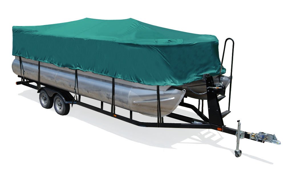 Taylor Made Products Trailerite Semi-Custom Boat Cover for Pontoon Boats - Waterproof & UV Resistant - Perfect for Outdoor Storage & Marine Protection