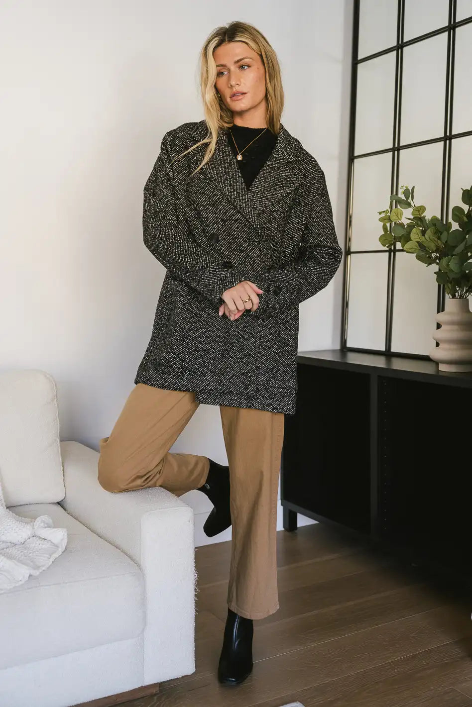 Magnolia Straight Leg Pants for Women - Comfortable Tan Casual Trousers | Perfect for Office, Travel & Everyday Wear | FINAL SALE