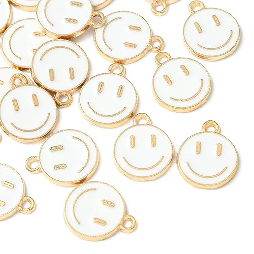 White Smile Face-100pcs