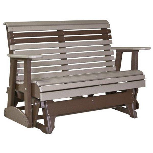 Comfortable Plain Poly Glider Chair - 2ft & 4ft Sizes for Patio, Nursery, or Relaxation