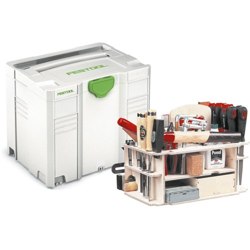 Festool 497658 SYS 4 Tool Organizer Case - Durable Storage System for Power Tools & Accessories - Perfect for Workshops, Construction Sites & DIY Projects