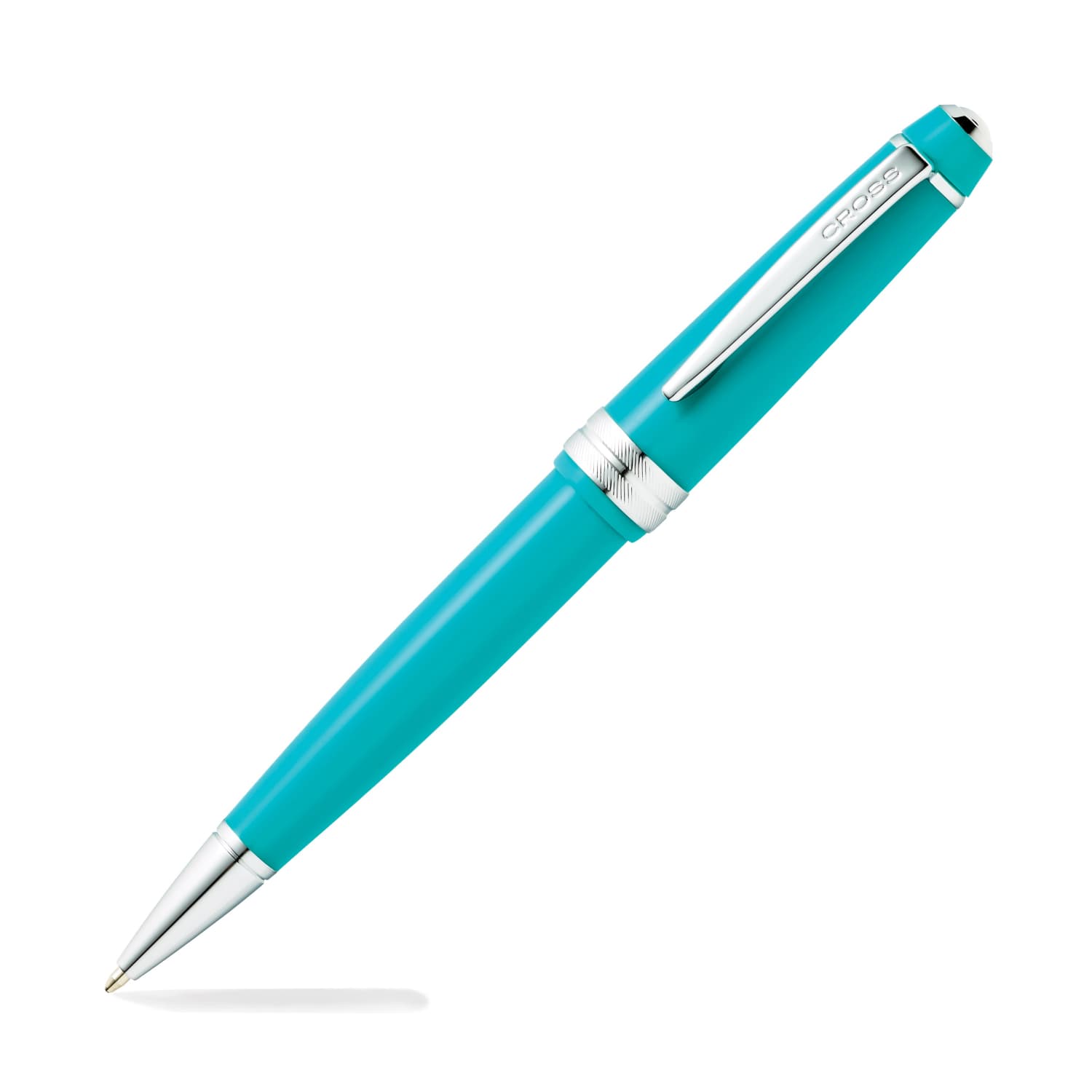 Premium Cross Bailey Light Ballpoint Pen - Polished Teal Resin Barrel, Smooth Writing for Office, School & Gift Giving | Elegant Everyday Carry Pen for Professionals & Students
