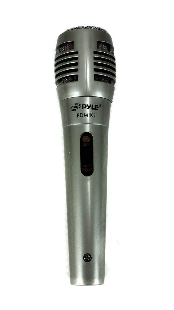 PYLE PDMIK1 Professional Dynamic Handheld Microphone with Cable - Ideal for Live Performances, Karaoke, Podcasting & Studio Recording