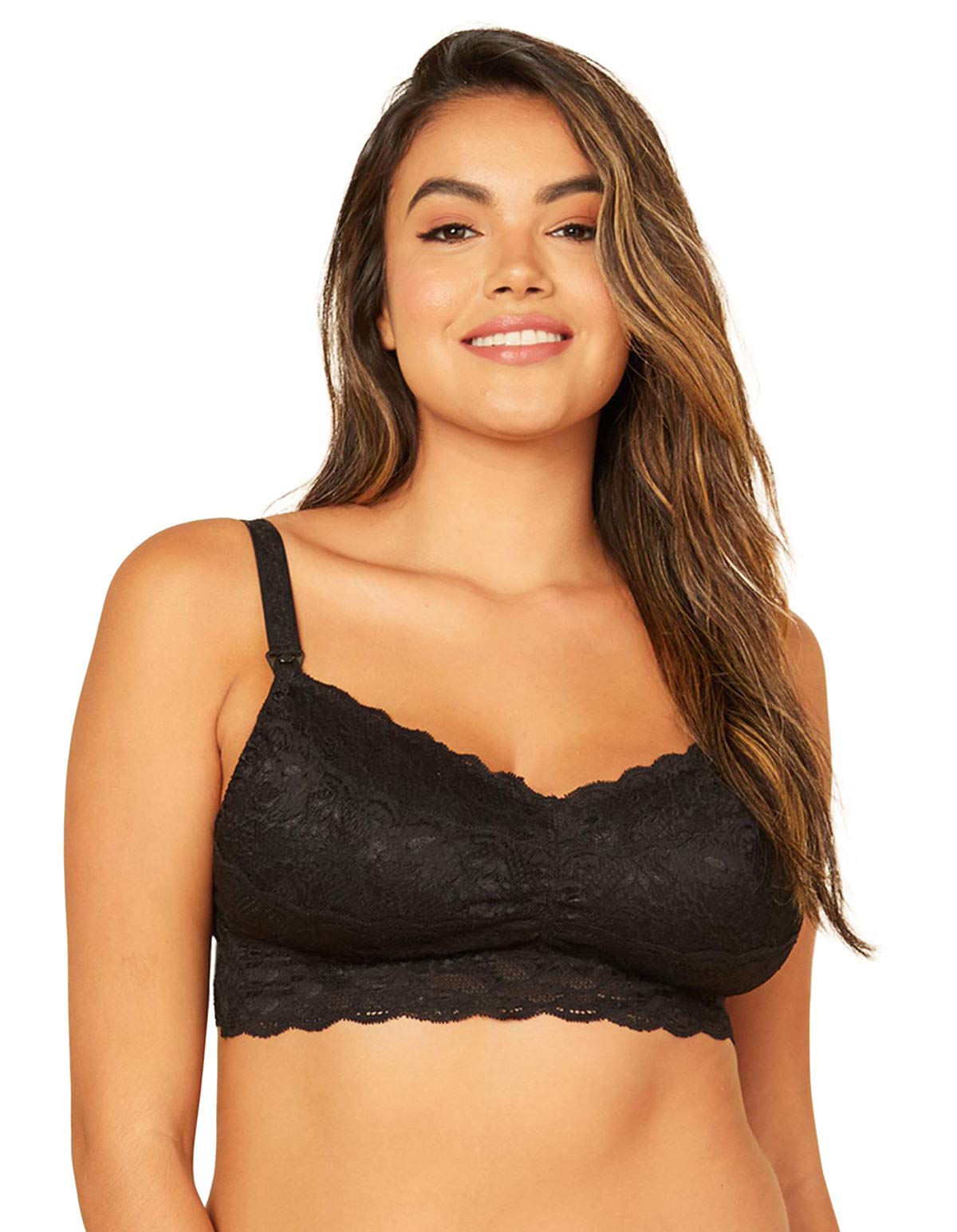 Cosabella Women's Say Never Curvy Maternity Bralette - Comfortable Nursing Bra for Pregnancy & Breastfeeding - Perfect for Everyday Wear, Lounging and Maternity Photos