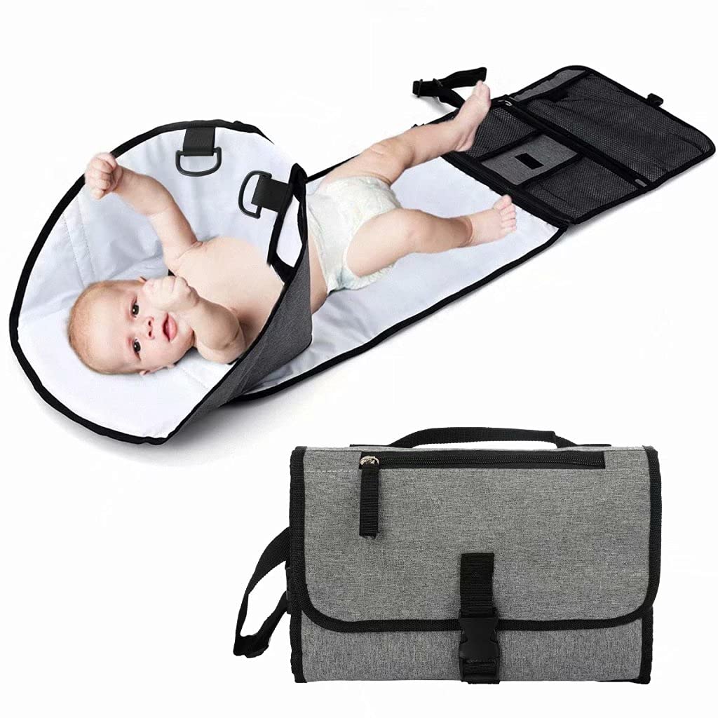 **Waterproof Portable Baby Diaper Changing Pad - Detachable Travel Mat for Newborns & Infants - Ideal for Home, Nursery, Car & On-the-Go Diaper Changes**