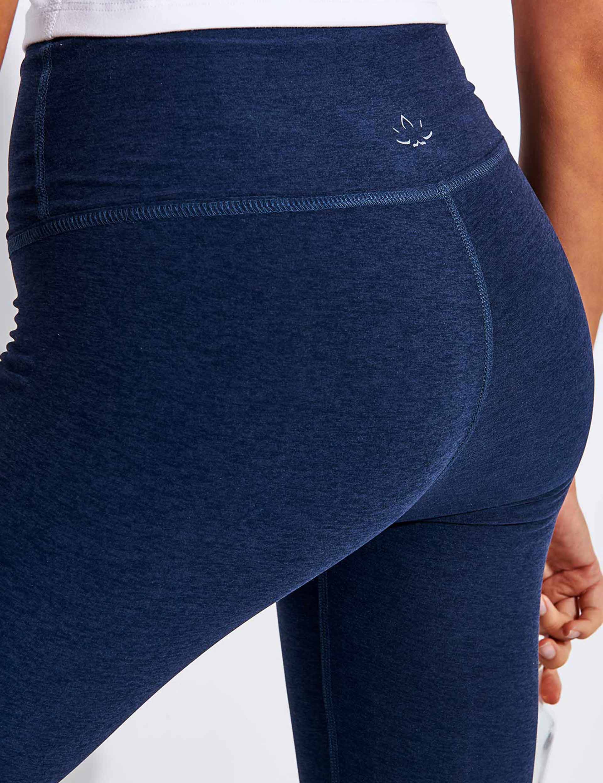 Spacedye Caught In The Midi High Waisted Leggings - Nocturnal Navy | Yoga, Workout & Lounge Wear for Women