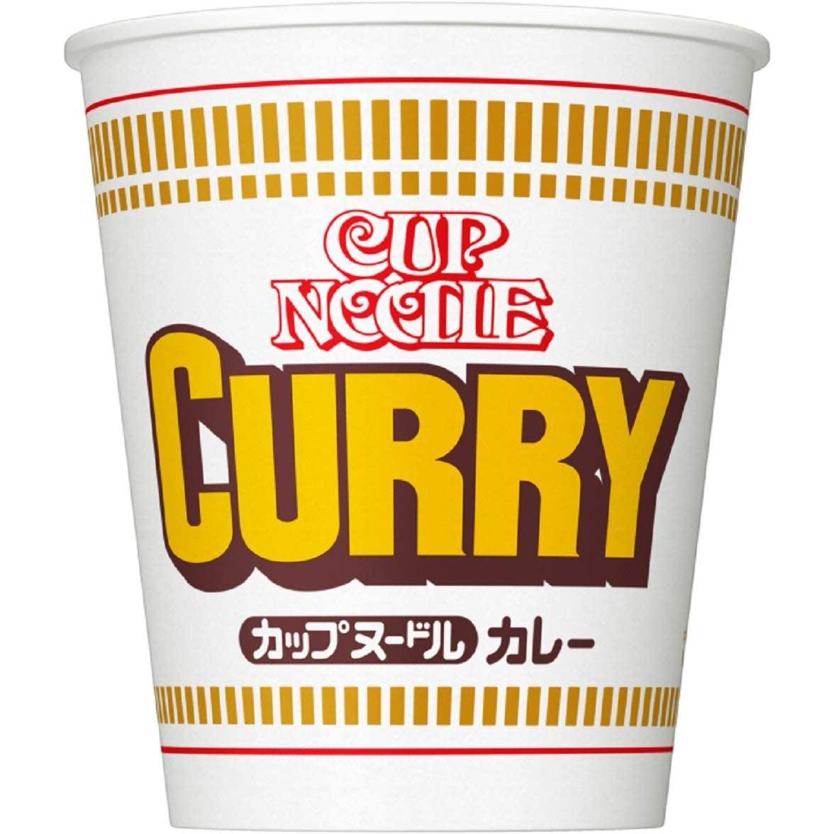Nissin Cup Noodle Curry Flavor Instant Ramen - 6 Pack | Quick & Easy Japanese Curry Noodles for Office Lunch, College Dorm, or Late Night Snack