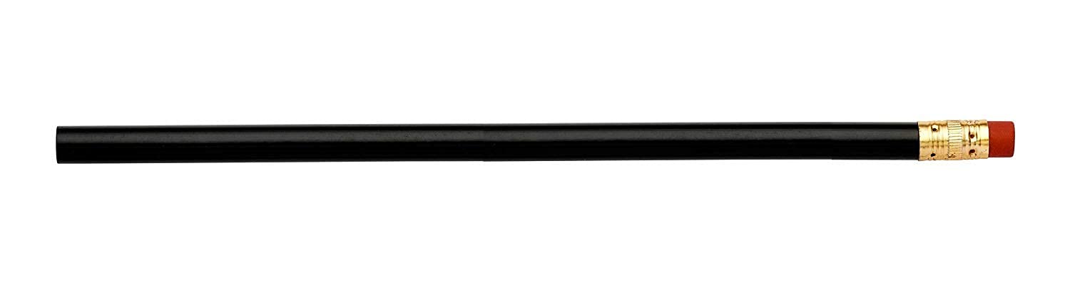 Pencil Guy Blank Round Black Pencils - 144 Count Box for School, Office & Art Projects