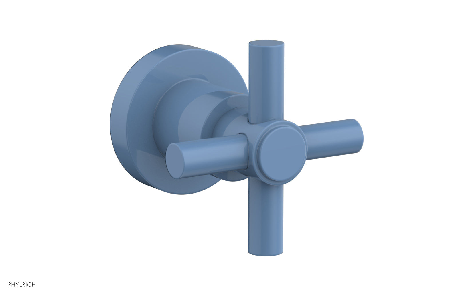 BASIC Volume Control Diverter Trim - Tubular Cross Handle D2PV134A for Bathroom & Shower Faucet Installation | Perfect for Home Renovation & Plumbing Projects