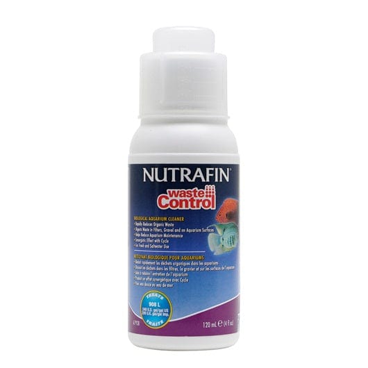 Nutrafin Waste Control Biological Aquarium Cleaner - Natural Water Clarifier for Fish Tanks | Reduces Ammonia & Nitrates | Ideal for Freshwater & Saltwater Aquariums | Perfect for Home, Office & Aquatic Shops