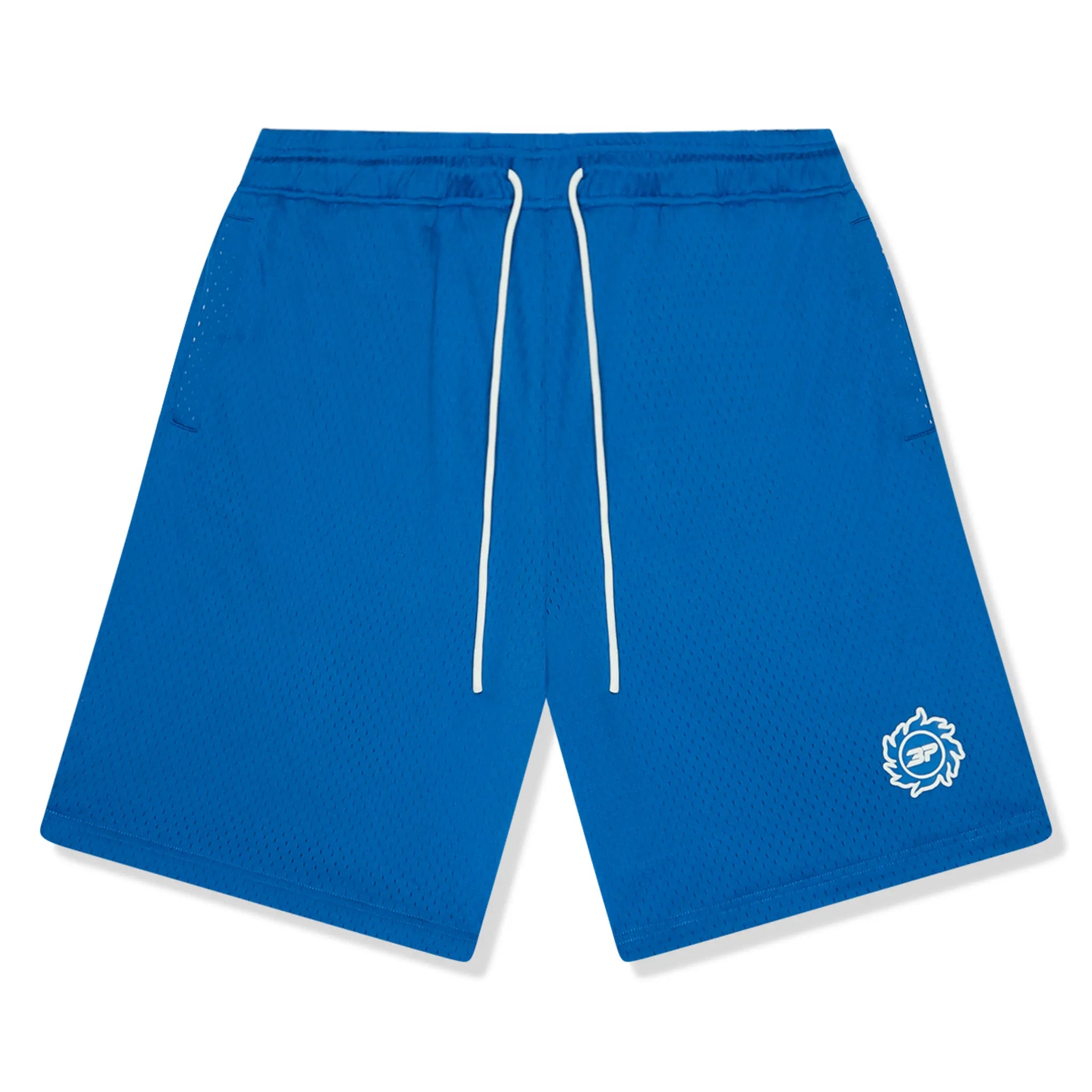 Broken Planet Mesh Blue Shorts for Men - Breathable Athletic Running Shorts with Pockets - Perfect for Gym, Workout & Casual Wear