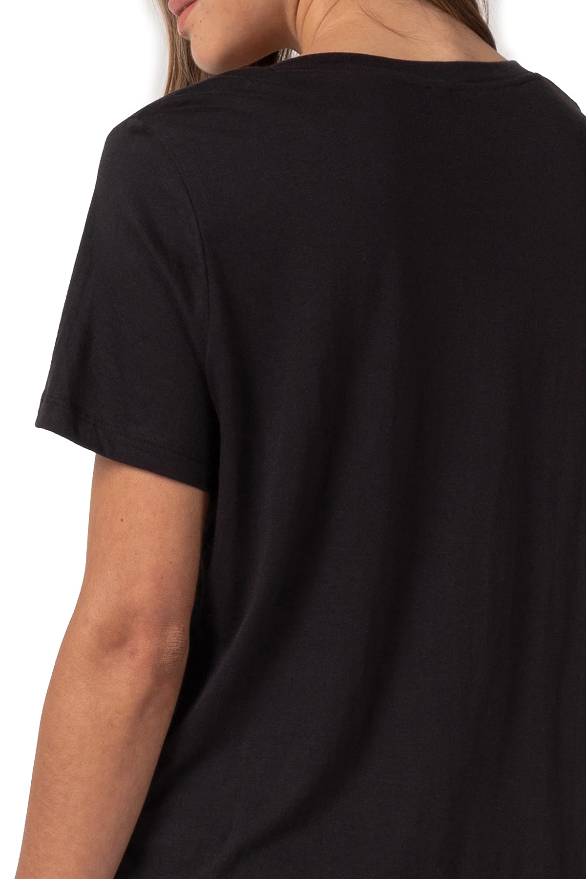 Pure & Simple Women's Short Sleeve V-Neck T-Shirt - Soft Cotton Casual Tee for Everyday Wear | Perfect for Work, Gym & Weekend Outfits