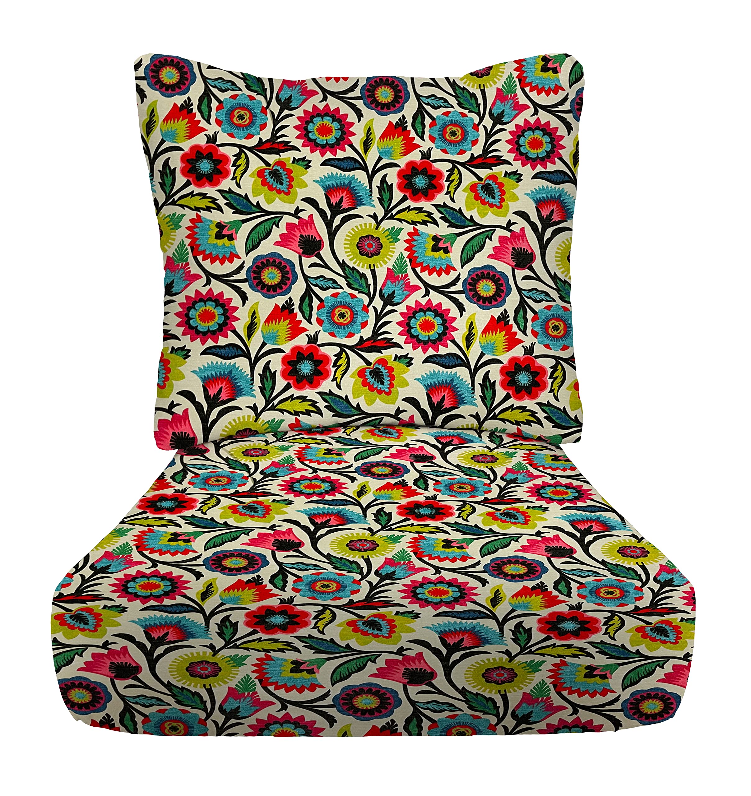 Premium Deep Seating Outdoor Cushion with Pillow Back - 24