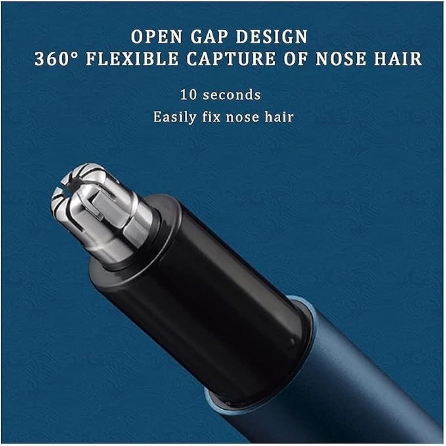 USB Rechargeable Ear & Nose Hair Trimmer for Men and Women - Waterproof Smart Cleaning System | Perfect for Travel, Gym & Home Grooming
