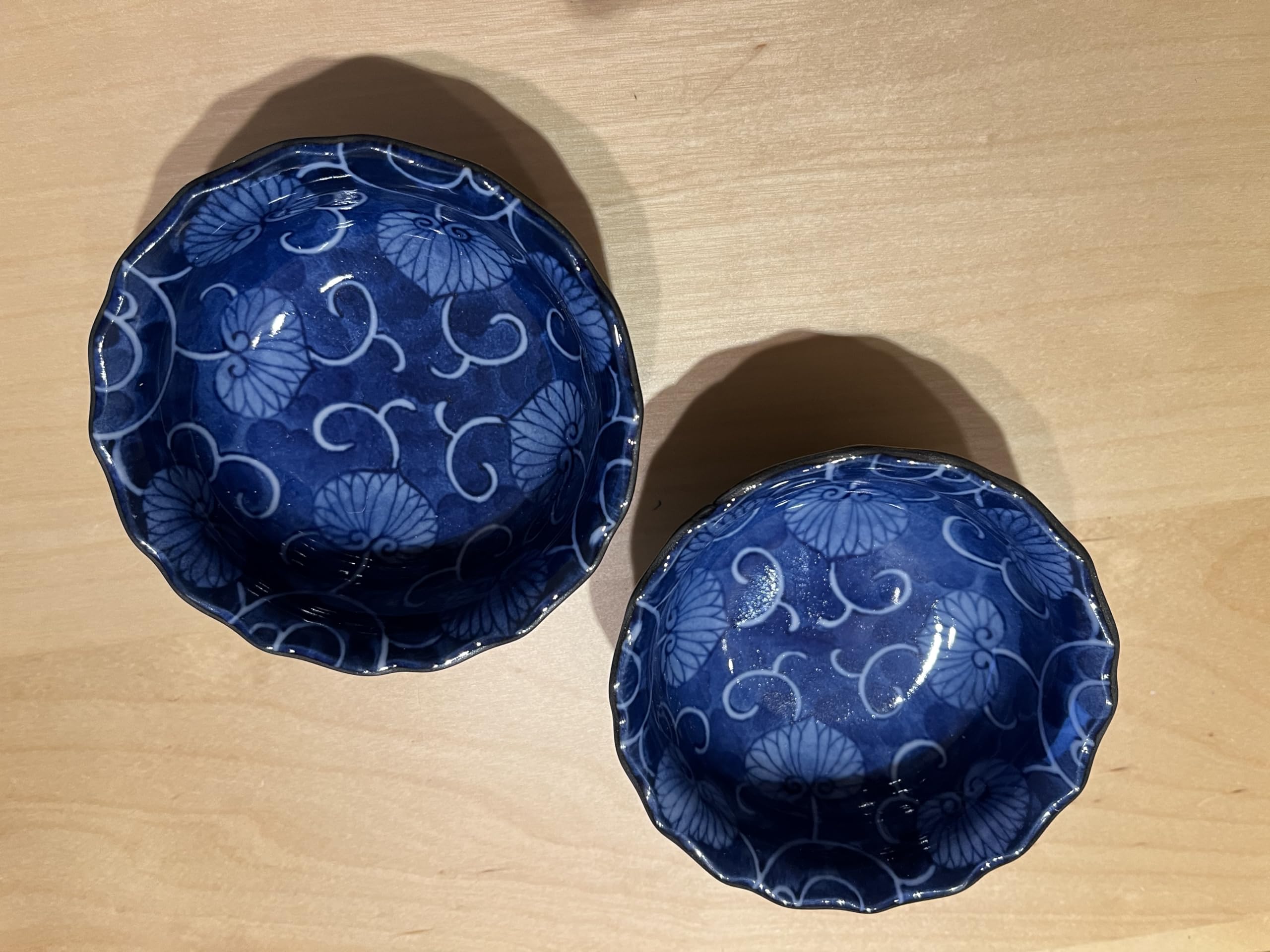 2-Piece Japanese Porcelain Soy Sauce Dishes - Small Dipping Bowls for Sushi, Dumplings & Asian Cuisine - Handcrafted in Japan