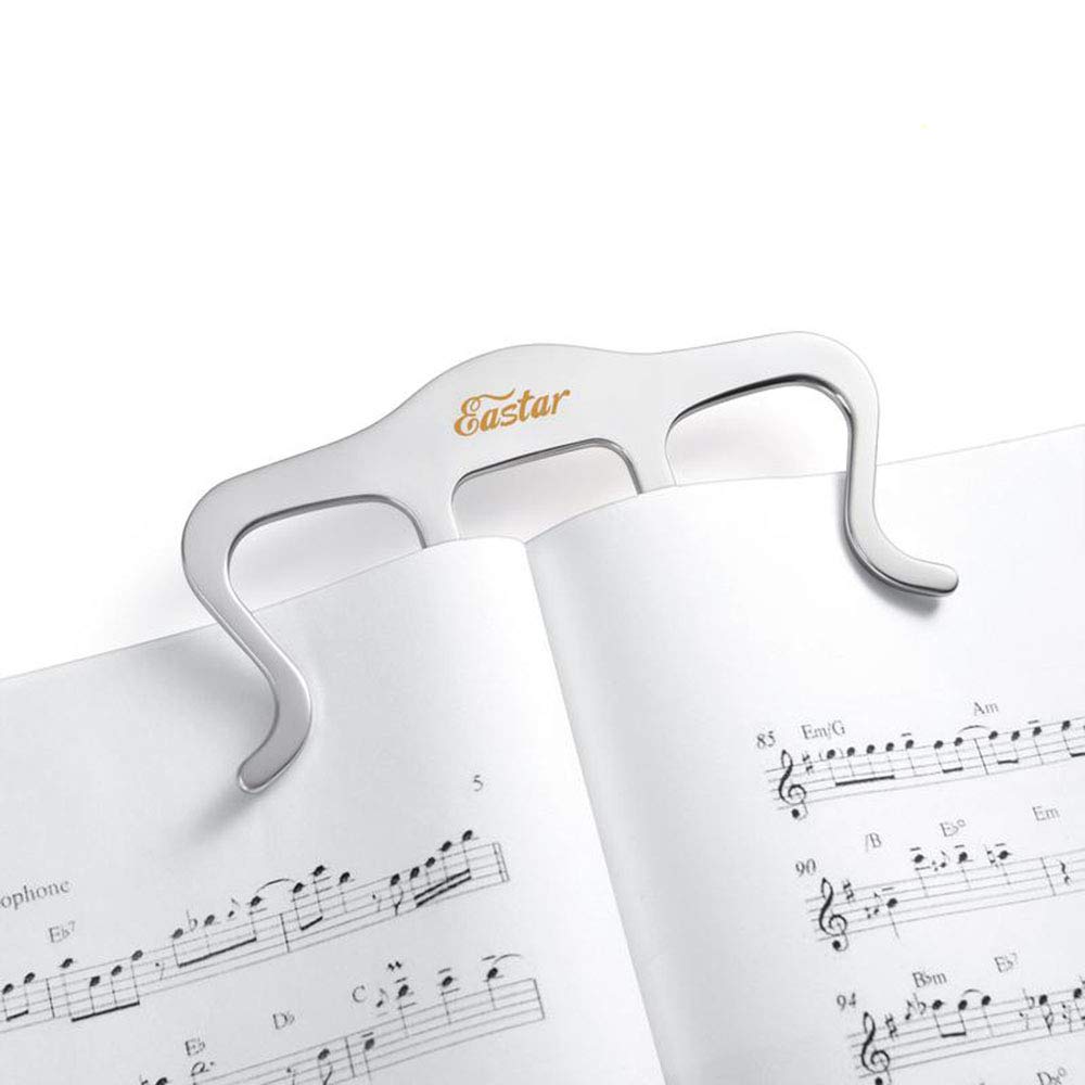 Custom Metal Music Book Clip & Page Holder - Perfect for Sheet Music, Books, and Reading - Durable & Adjustable for Musicians, Students, and Book Lovers