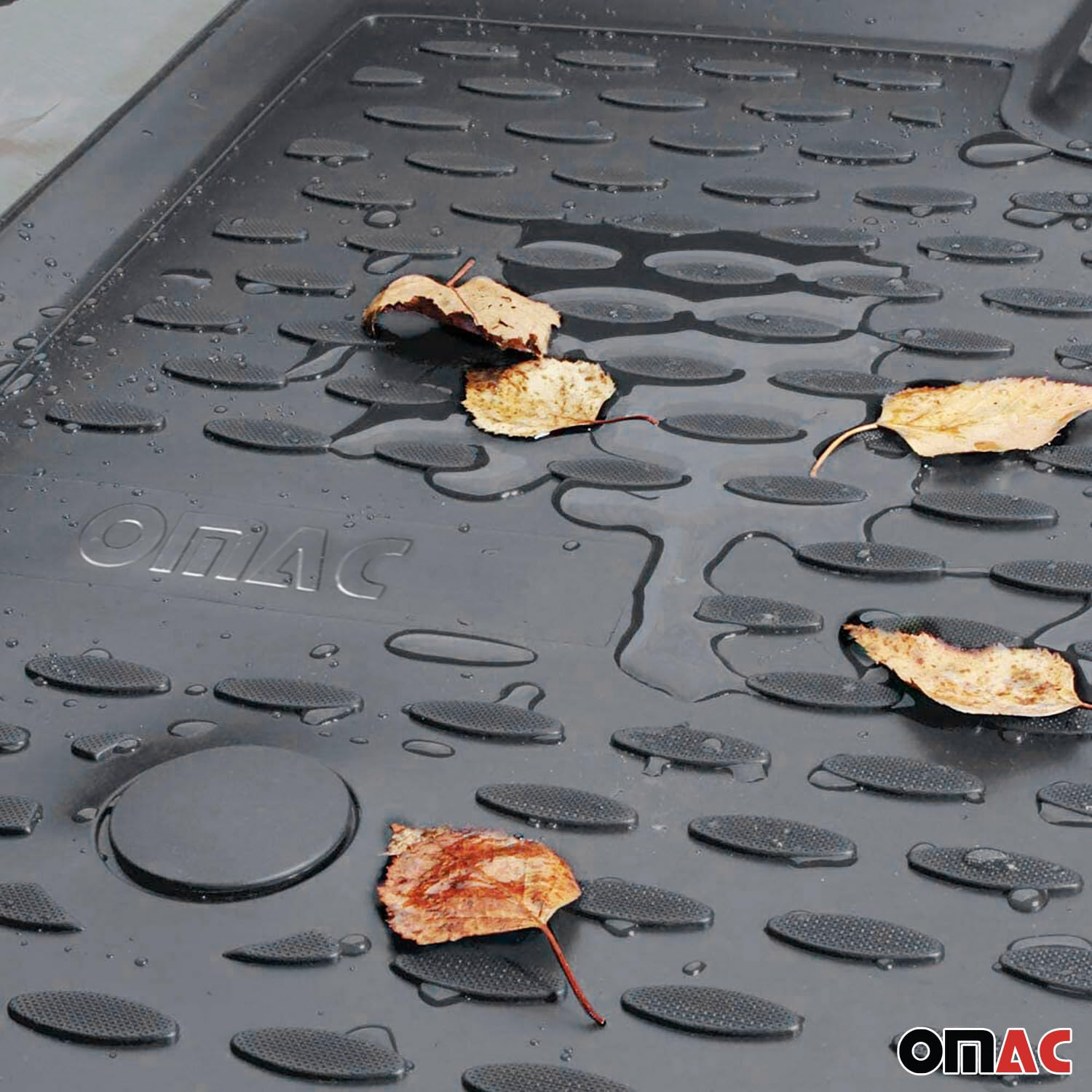 OMAC All-Weather 3D Custom Fit Floor Mats for Toyota Sienna 7 Seats (2013-2020) | TPE Rubber Car Mats | Waterproof, Odorless, Non-Slip Floor Liners | Laser Measured Perfect Fit | Gray | Ideal for Family Trips, Daily Commute & Outdoor Adventures