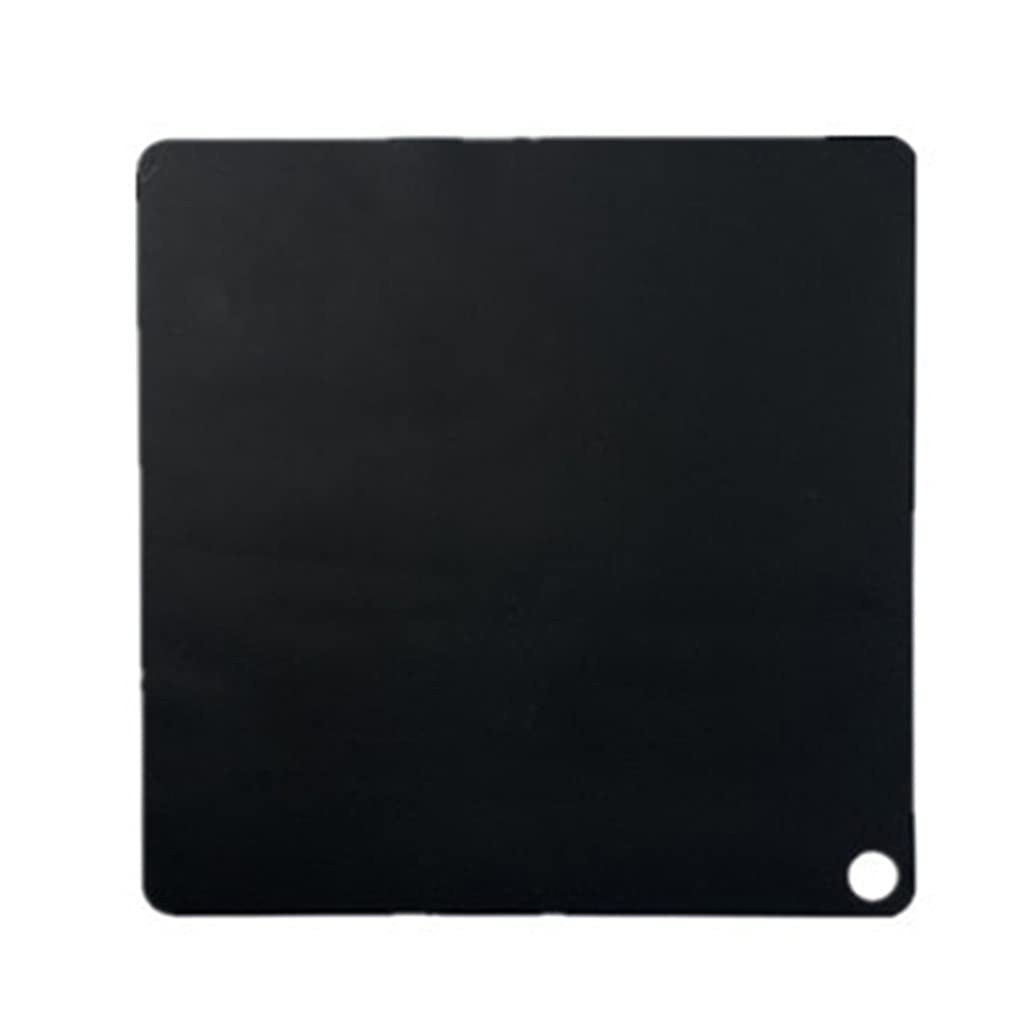 4Pc Silicone Induction Cooker Protector Mats - Non-Slip Stove Burner Covers for Kitchen Safety (Black)