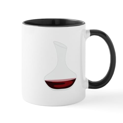 White/Black Inside - Wine Decanter Mugs