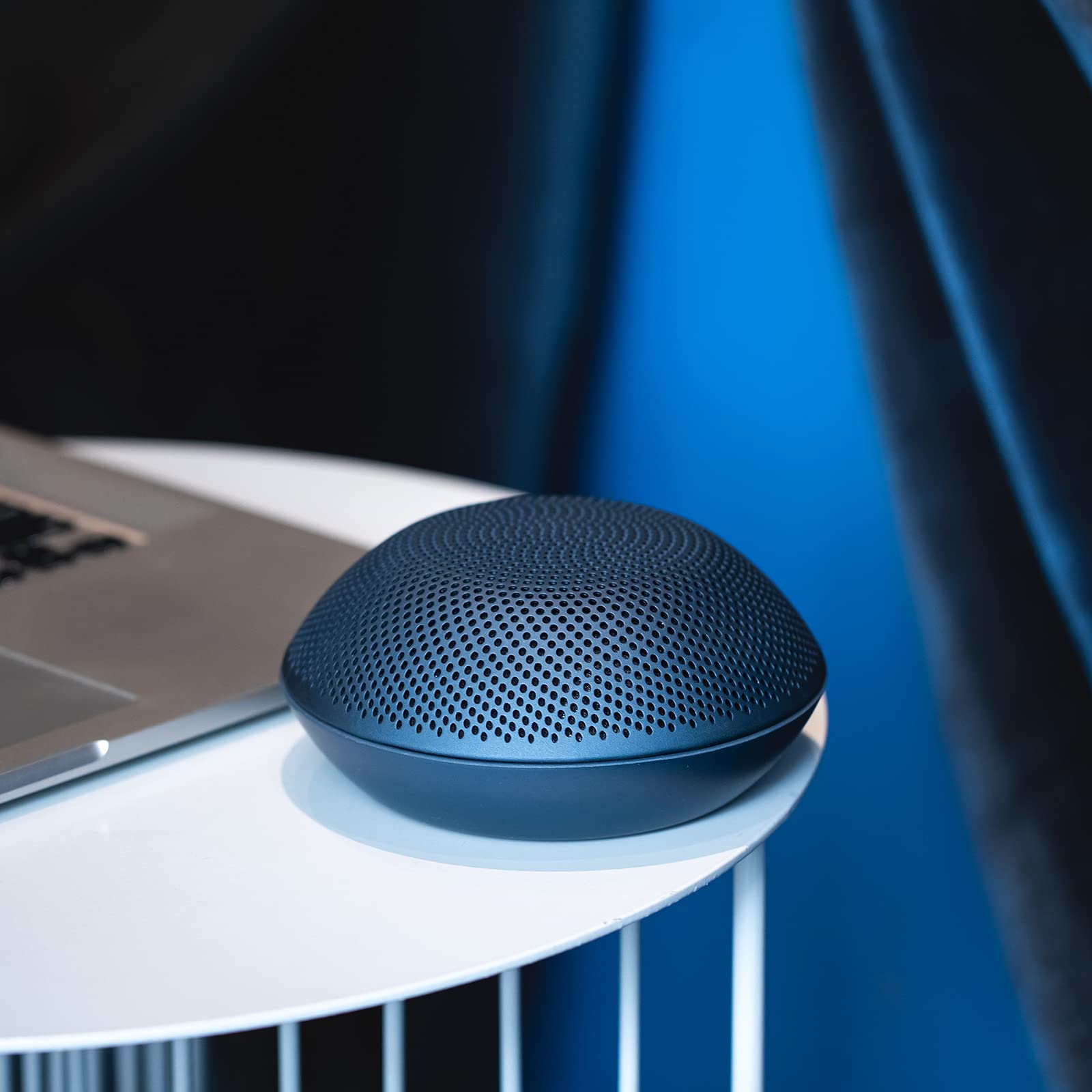 Vifa Reykjavik Bluetooth Speaker - Portable Wireless Mini Outdoor Smart Speaker with HiFi Stereo Sound, Nordic Design, Built-in Mic, Hands-Free Call, Ice Cave Blue - Perfect for Travel, Camping & Home Use