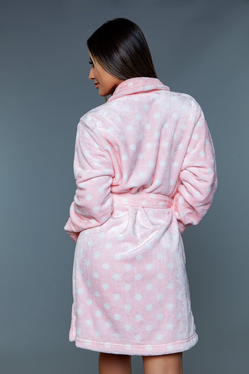 BeWicked Women's Kaylee Robe 2259 - Sexy Lingerie Robe for Women, Soft Satin Kimono with Lace Trim, Plus Size Nightwear - Perfect for Boudoir, Bridal Shower & Romantic Nights