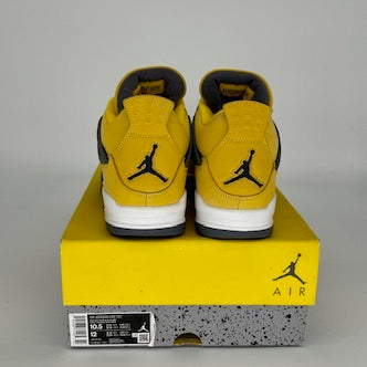 AIR JORDAN 4 LIGHTNING Sneakers - Men's Size 10.5 (CT8527-700) - Retro Basketball Shoes for Streetwear & Casual Outfits