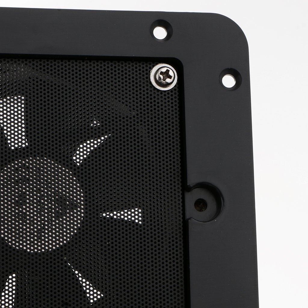MACHSWON 12V RV Ventilation Fan - Durable Plastic RV Camping Cooling Fan for Motorhome, Trailer & Caravan - Black Side Air Vent & Exhaust Fan | Perfect for RV Travel, Road Trips & Outdoor Adventures