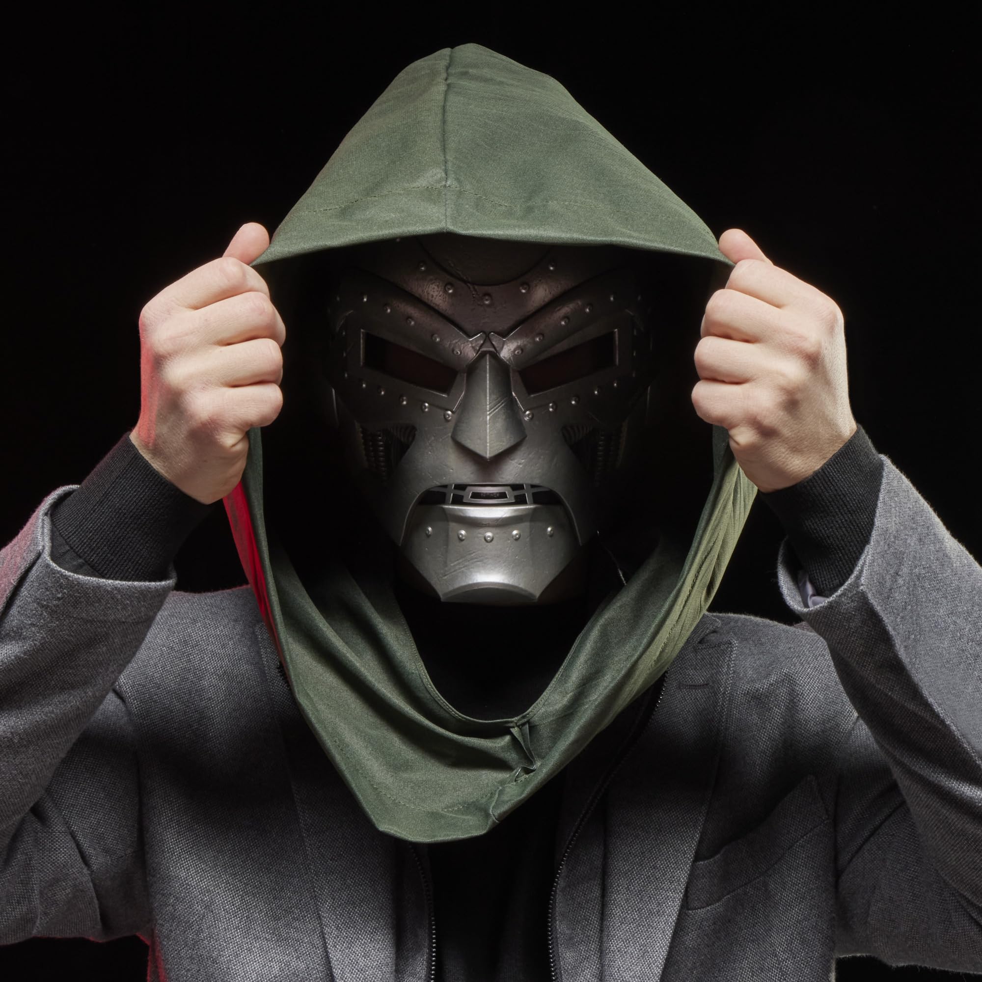 Marvel Legends Series Doctor Doom Premium Roleplay Helmet - Fantastic Four Comics Collectible for Adults - Cosplay, Halloween Costume, Comic Con Accessory