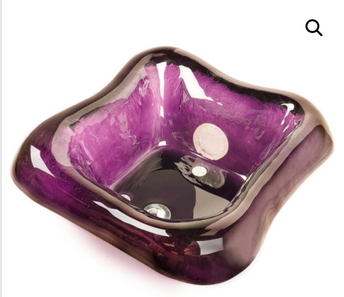 La Fleur Glass Bowl - Elegant Floral Design Serving Bowl for Salads, Fruits, Desserts | Perfect for Parties, Weddings, Home Decor & Gift Giving