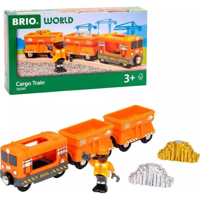 Brio Cargo Train Set - Wooden Toy Train for Kids with 30+ Pieces | Perfect for Imaginative Play, Early Learning & Toddler Development | Great Gift for Birthdays & Christmas