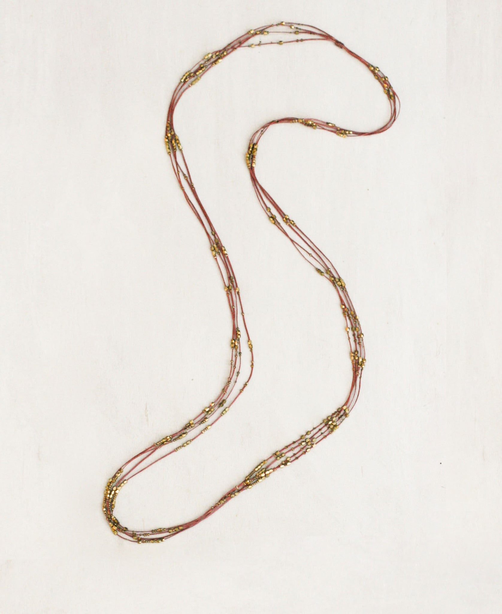 Glistening Four Strand Necklace for Women – Elegant Layered Beaded Jewelry for Parties, Weddings & Special Occasions