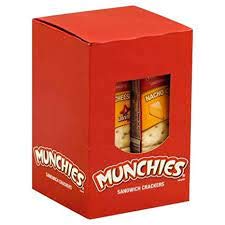 12-Pack Doritos Munchies Nacho Cheese Sandwich Crackers (8 x 1.38 oz) - Perfect for Snacking, Lunch Boxes & On-the-Go Treats