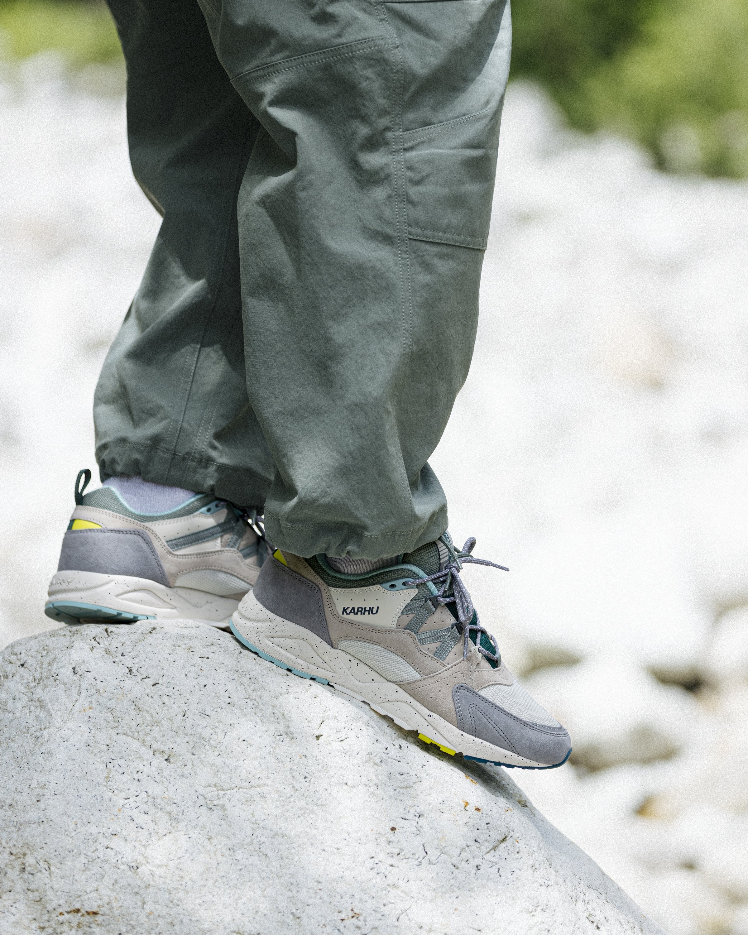 FUSION 2.0 Running Shoes - Ultimate Gray & Iceberg Green Colorway | Lightweight Athletic Sneakers for Men & Women | Perfect for Jogging, Gym Workouts & Casual Wear