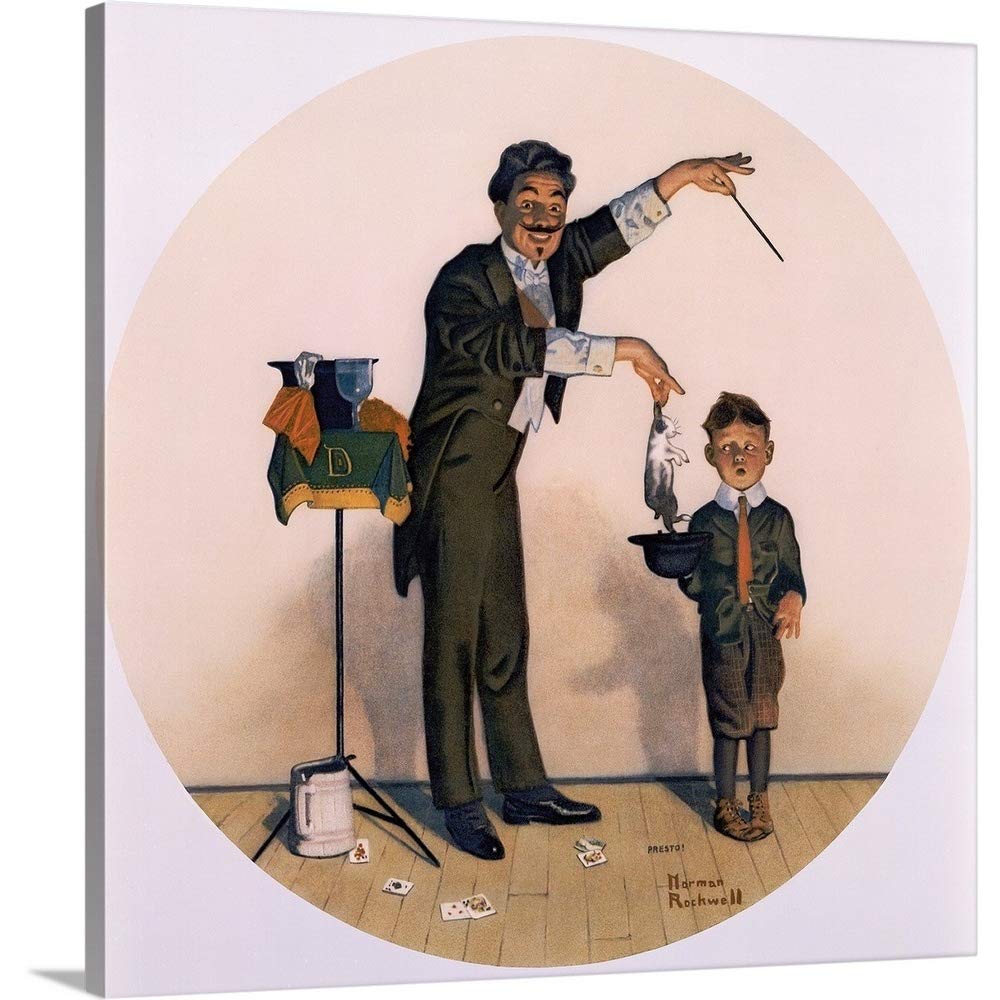 The Magician Canvas Wall Art Print - Stunning Home Decor for Living Room, Bedroom & Office | Premium Artwork for Magic Lovers & Fantasy Enthusiasts