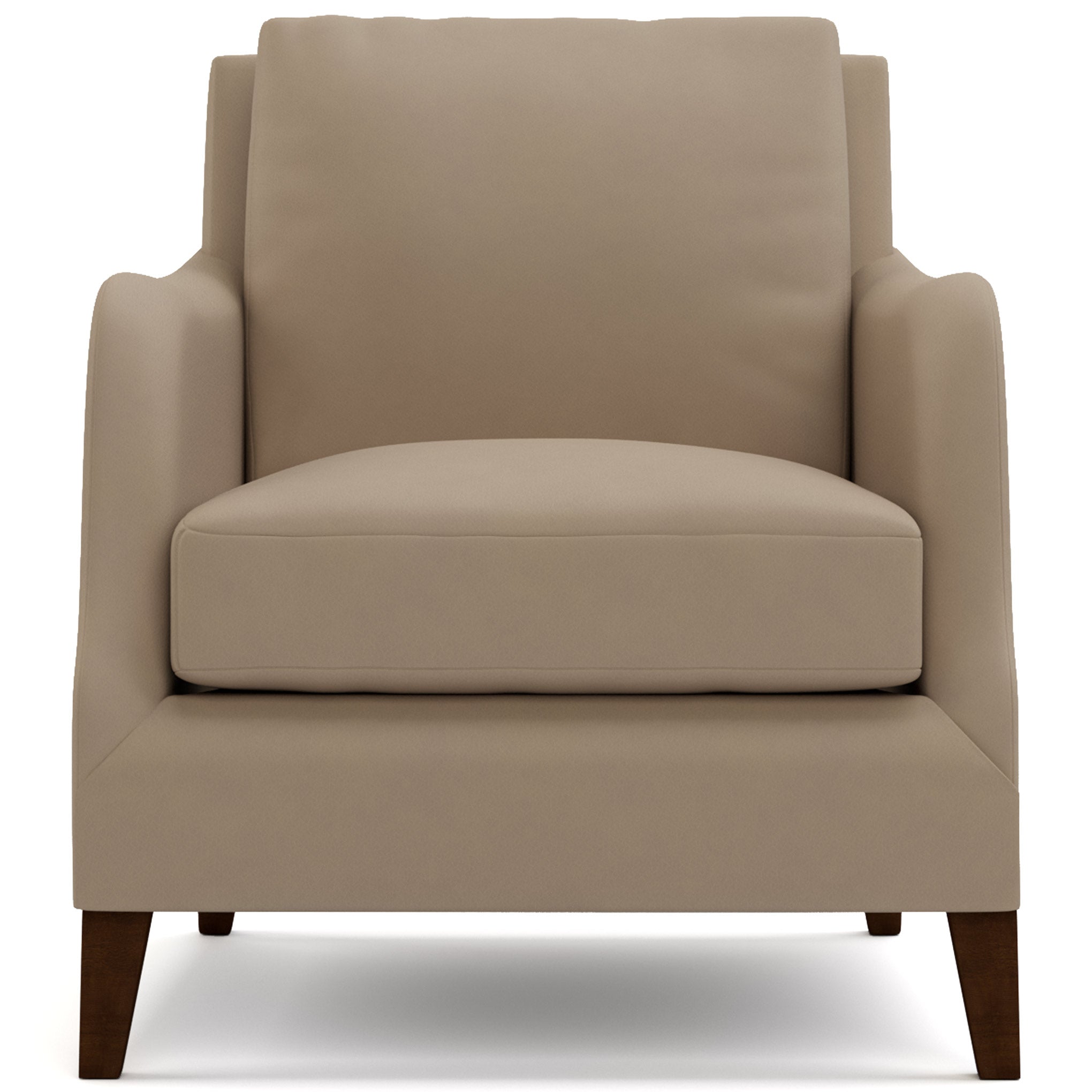 Harper Chair - Modern Accent Chair for Living Room, Bedroom & Office - Stylish Upholstered Armchair with Solid Wood Legs - Perfect for Reading, Relaxing & Decorating
