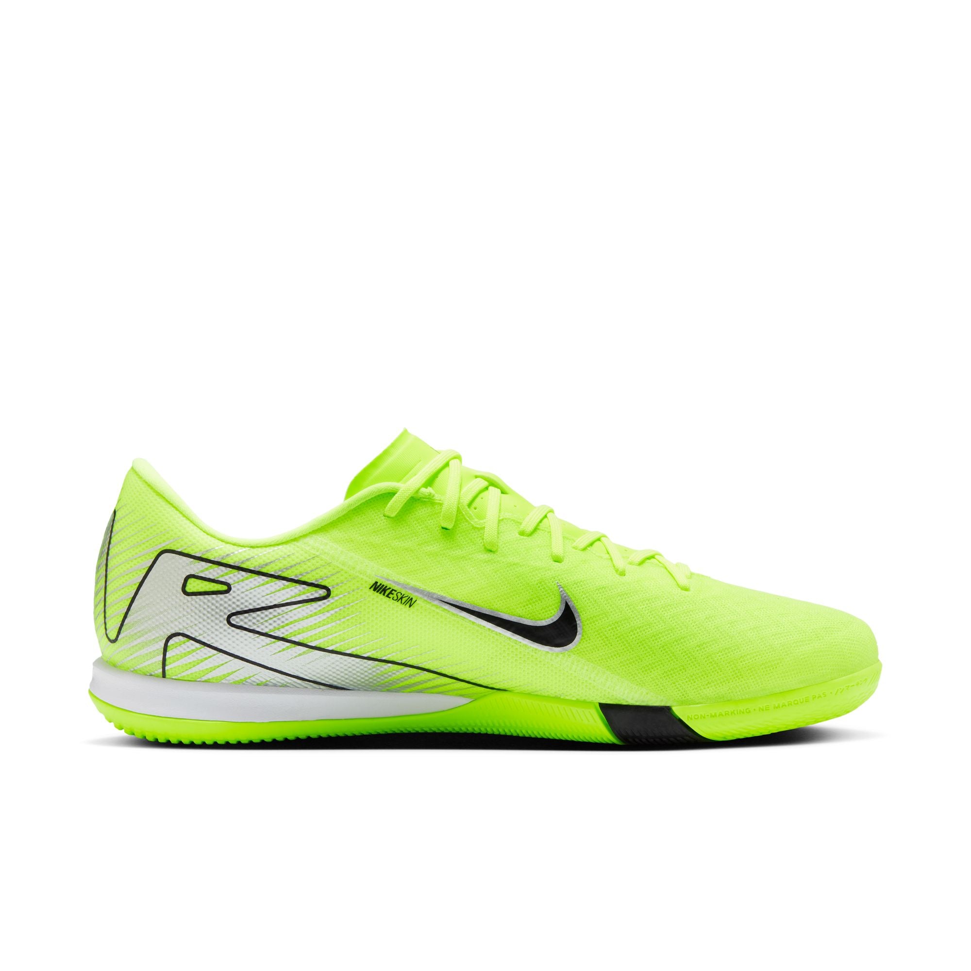 Nike Mercurial Vapor 16 Academy IC Indoor Soccer Shoes for Men - Volt/Black - Lightweight & Comfortable for Training & Matches