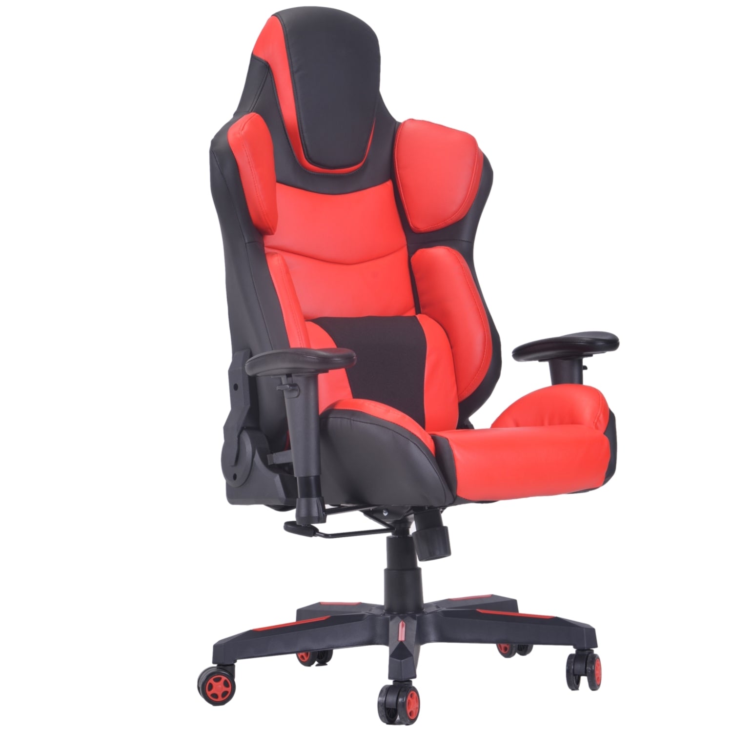 PRO X Series 7615 Ergonomic Gaming Chair - Black & Red - High Back Racing Style with Lumbar Support - Perfect for PC, Console Gaming & Home Office