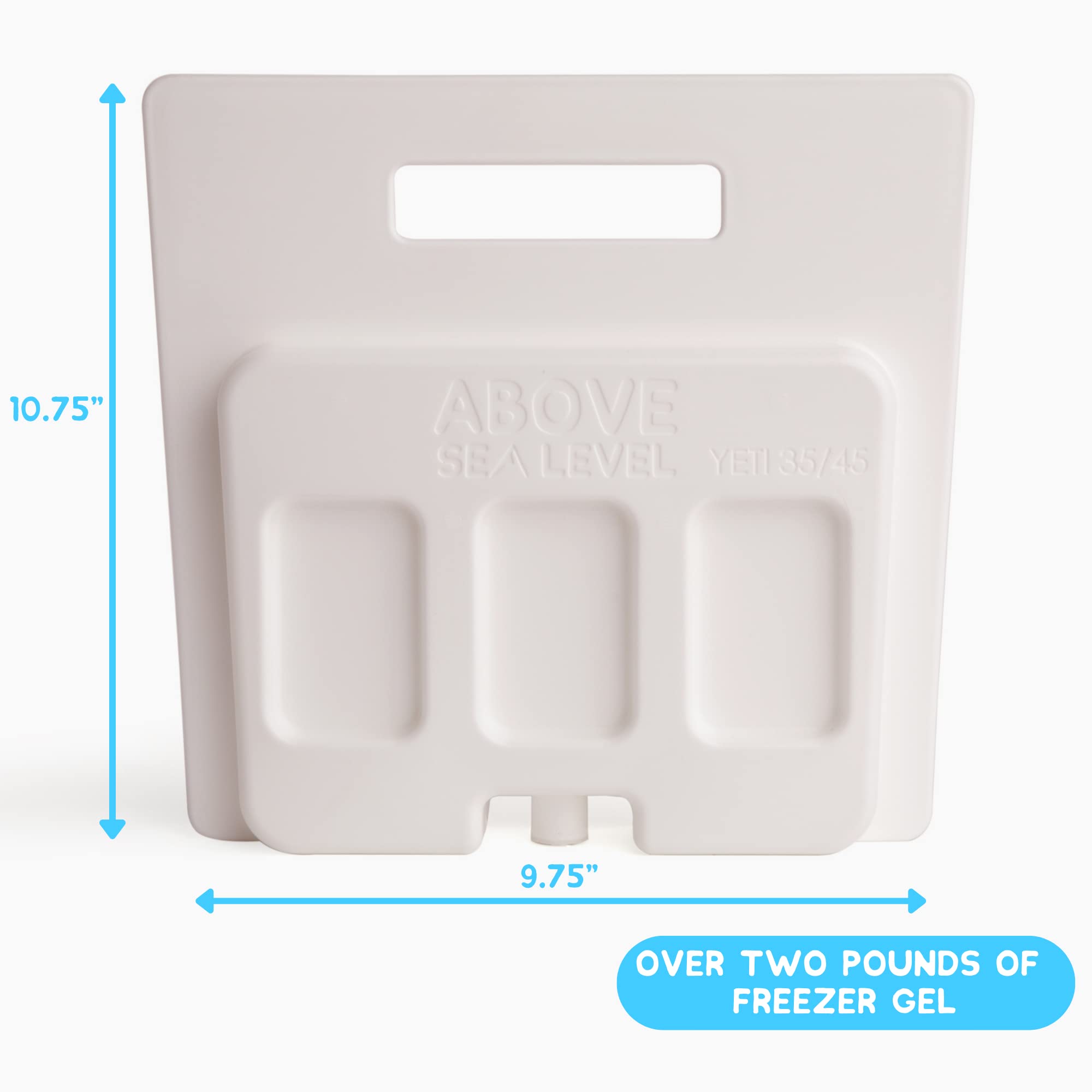 Freezable Ice Pack Divider for YETI Tundra Coolers - Fits YETI Haul, 35, 45, 65 Models - Premium Cooler Accessories for Camping, Fishing & Outdoor Adventures - Reusable Cooler Organizer for Food & Drinks Storage