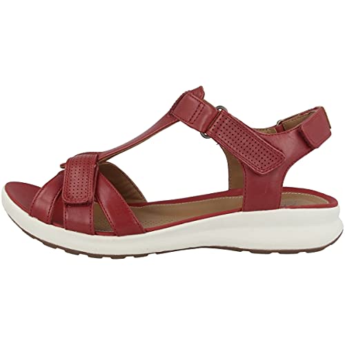 Beige Red Leather Red Leather
