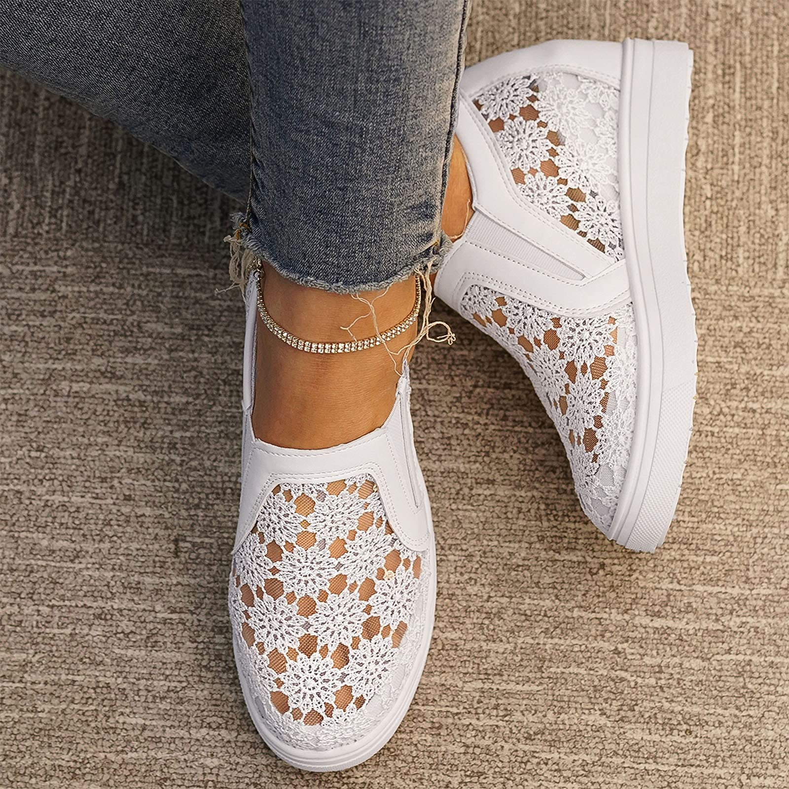 Women's Lightweight Fashion Sneakers - Breathable Tennis Shoes for Women - Casual Walking & Gym Workout Shoes - Perfect for Running, Training & Everyday Wear