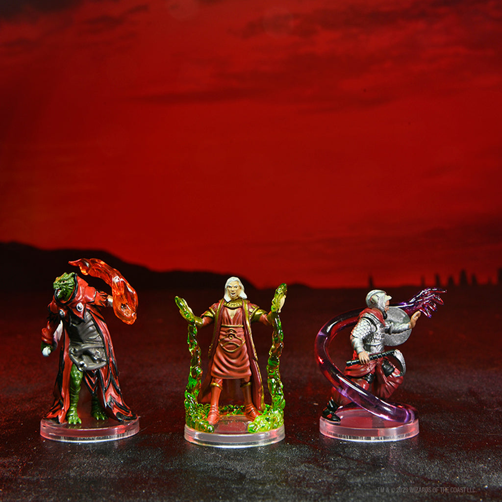 Dungeons & Dragons Onslaught: Red Wizards Faction Pack - Miniatures for Tabletop RPG Battles & D&D Campaigns