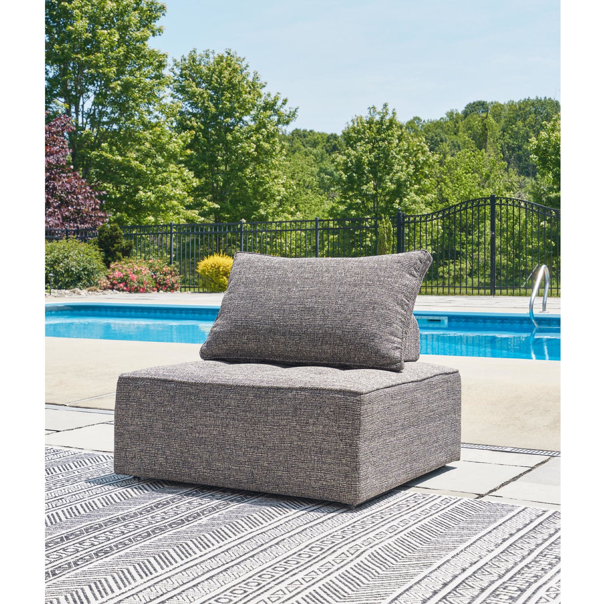 Bree Zee 3-Piece Modular Outdoor Patio Furniture Set - Water-Resistant Brown Wicker Sofa Sectional for Garden, Poolside & Backyard Relaxation