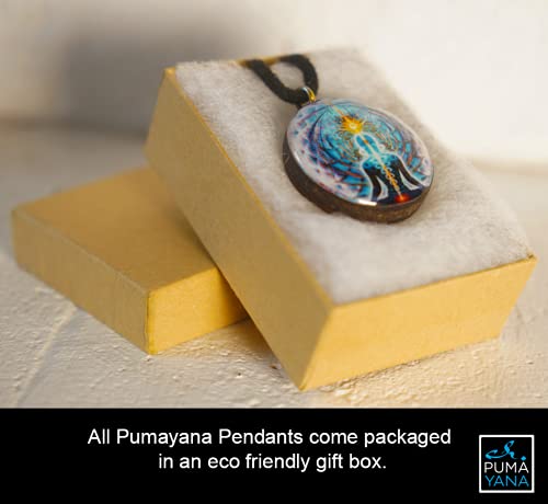 Orgonite Necklace - Gaia Orgone Pendant with Tesla Coil Design | Mother Earth & Pachamama Spiritual Jewelry | Energy Balancing & Protection Amulet for Meditation, Healing & Positive Energy