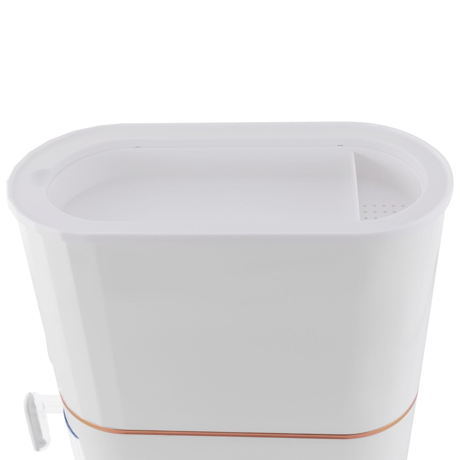 22LB Grain Dispenser with Measuring Cup - Airtight Kitchen Pantry Storage Container for Rice, Cereal, Flour & Dry Food - Perfect for Bulk Food Storage & Organized Kitchen Pantry